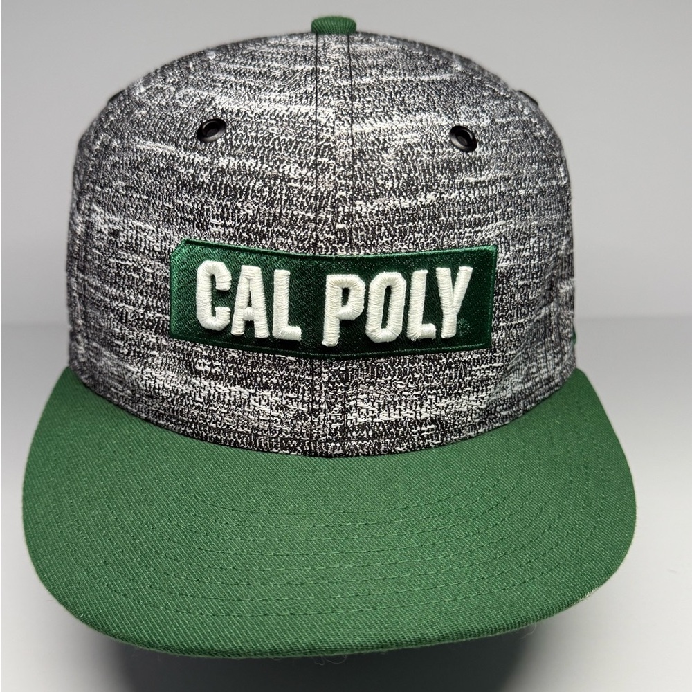 Cal Poly Nike True Hat Cap Snapback Gray Green San Luis Obispo